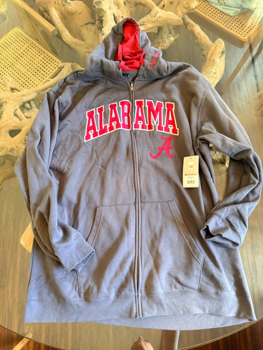 Alabama zipper hoodie 3XLT